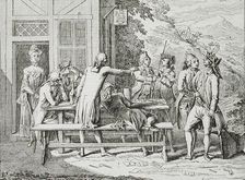 Illustration for Basedow's Elementary Work 1770. Creator: Daniel Nikolaus Chodowiecki