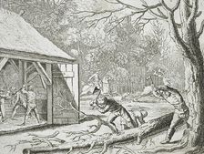 Illustration for Basedow's Elementary Work 1770. Creator: Daniel Nikolaus Chodowiecki