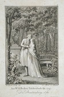 Illustration for Becker's Almanac for 1798 1798. Creators: Daniel Nikolaus Chodowiecki, Clemens Kohl