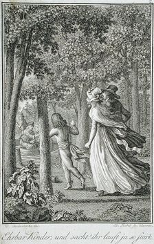 Illustration for Becker's Almanac for 1798 c1798. Creator: Daniel Nikolaus Chodowiecki