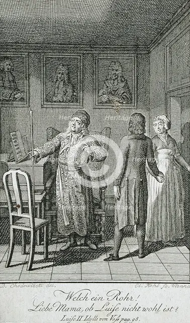 Illustration for 'Becker's Almanac for 1798', c1798. Creator: Daniel Nikolaus Chodowiecki.