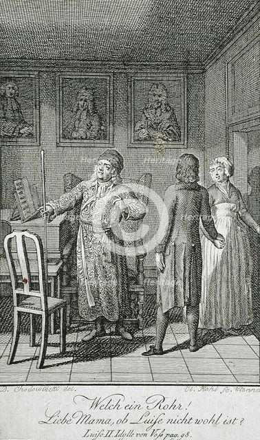 Illustration for 'Becker's Almanac for 1798', c1798. Creator: Daniel Nikolaus Chodowiecki.