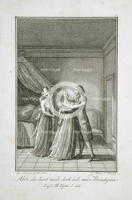 Illustration for 'Becker's Almanac for 1798', c1798. Creator: Daniel Nikolaus Chodowiecki.