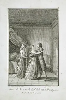Illustration for Becker's Almanac for 1798 c1798. Creator: Daniel Nikolaus Chodowiecki