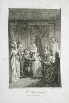 Illustration for Becker's Almanac for 1798 c1798. Creator: Daniel Nikolaus Chodowiecki