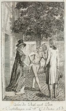 Illustration for Becker's Almanac for 1799 c1799. Creator: Daniel Nikolaus Chodowiecki