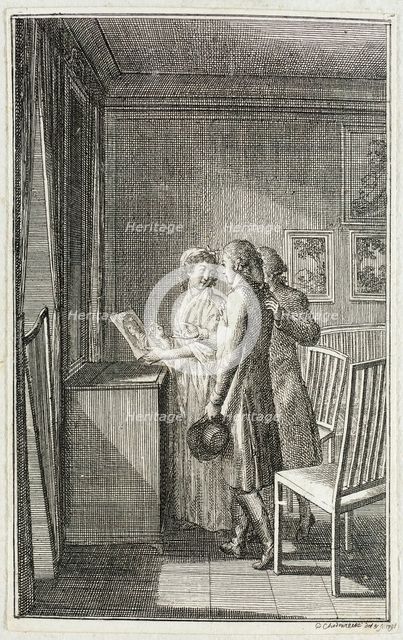 Illustration for 'Becker's Almanac for 1799', c1799. Creator: Daniel Nikolaus Chodowiecki.