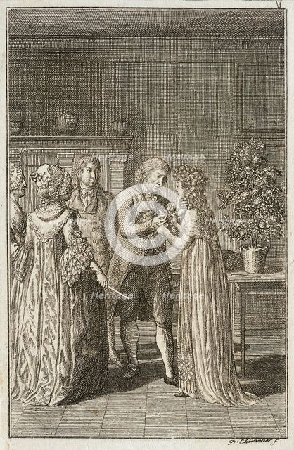 Illustration for 'Becker's Almanac for 1800', c1800. Creator: Daniel Nikolaus Chodowiecki.