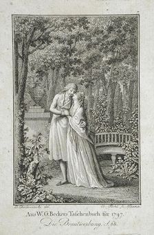 Illustration for Becker's Almanac for 1798 1798. Creators: Daniel Nikolaus Chodowiecki, Clemens Kohl