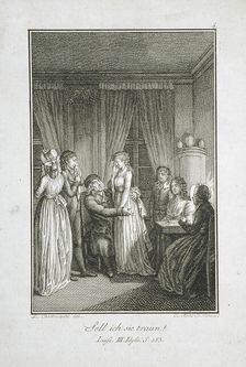 Illustration for Becker's Almanac for 1798 c1798. Creator: Daniel Nikolaus Chodowiecki