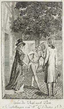 Illustration for Becker's Almanac for 1799 c1799. Creator: Daniel Nikolaus Chodowiecki