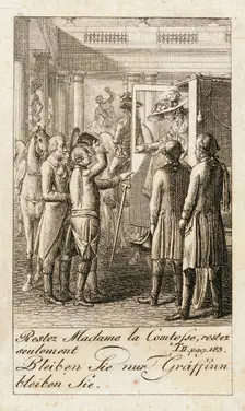 Illustration for Caroline of Lichtfield 1786. Creator: Daniel Nikolaus Chodowiecki