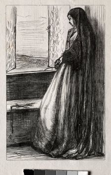Illustration for "Count Bruckhardt" in "Once a Week", 1862. Creator: James McNeill Whistler (American, 1834-1903)