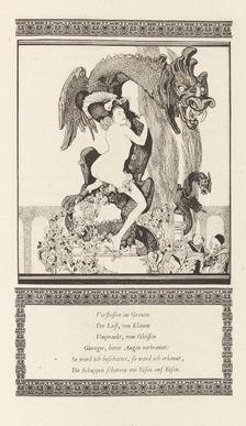 Illustration for "Das Schöne Mädchen von Pao" by Otto Julius Bierbaum, 1909-1910. Creator: Bayros, Franz von (1866-1924)