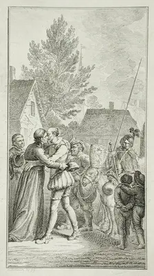 Illustration for Don Quixote 1766. Creator: Daniel Nikolaus Chodowiecki