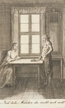 Illustration for Ehrenberg's Pocketbook for 1796 1795. Creator: Daniel Nikolaus Chodowiecki