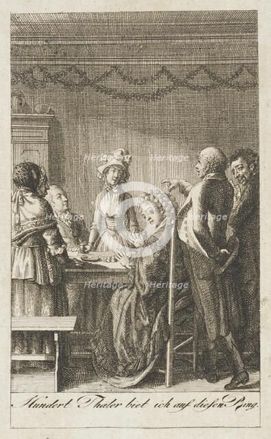 Illustration for Ehrenberg's 'Pocketbook for 1796', 1795. Creator: Daniel Nikolaus Chodowiecki.