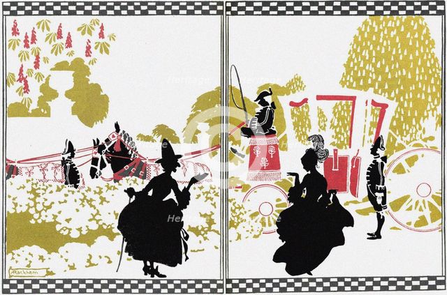 Illustration for Fairy Tale Cinderella. Artist: Rackham, Arthur (1867-1939)