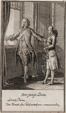 Illustration for Gellert's Six Fables and Six Stories 1775. Creator: Daniel Nikolaus Chodowiecki