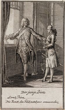 Illustration for Gellert's Six Fables and Six Stories 1775. Creator: Daniel Nikolaus Chodowiecki