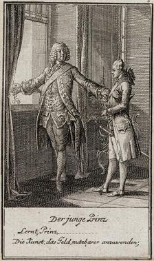 Illustration for Gellert's Six Fables and Six Stories 1775. Creator: Daniel Nikolaus Chodowiecki