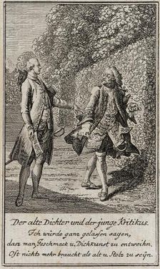 Illustration for Gellert's Six Fables and Six Stories 1775. Creator: Daniel Nikolaus Chodowiecki