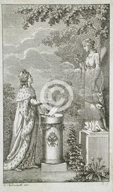 Illustration for 'Good Human Characteristics', 1789. Creator: Daniel Nikolaus Chodowiecki.