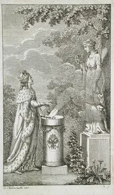 Illustration for Good Human Characteristics 1789. Creator: Daniel Nikolaus Chodowiecki