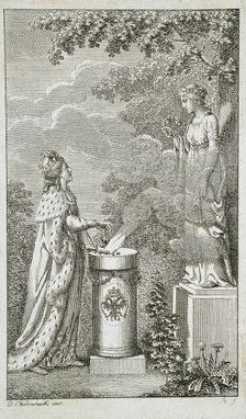 Illustration for Good Human Characteristics 1789. Creator: Daniel Nikolaus Chodowiecki