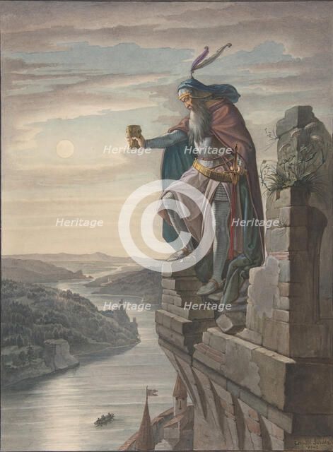 Illustration for Goethe, 1842. Creator: Leopold Schulz.