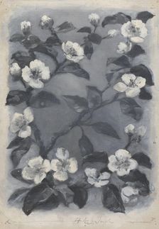 Illustration for Henrik Wergeland, The English Pilot Apple Blossoms, probably 1894. Creator: Wilhelm Peters
