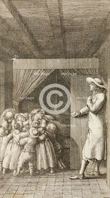 Illustration for Henry Pestalozzi's 'Leonard and Gertrude or the Village Customs', 1782. Creator: Daniel Nikolaus Chodowiecki.