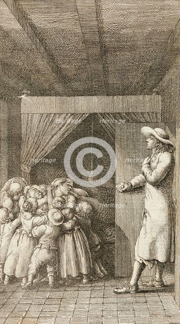 Illustration for Henry Pestalozzi's 'Leonard and Gertrude or the Village Customs', 1782. Creator: Daniel Nikolaus Chodowiecki.