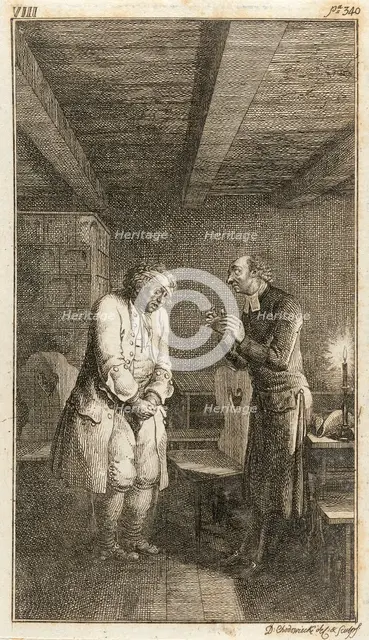 Illustration for Henry Pestalozzi's 'Leonard and Gertrude or the Village Customs', 1782. Creator: Daniel Nikolaus Chodowiecki.