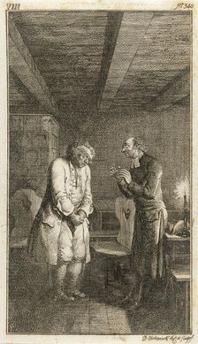 Illustration for Henry Pestalozzi's Leonard and Gertrude or the Village Customs 1782. Creator: Daniel Nikolaus Chodowiecki