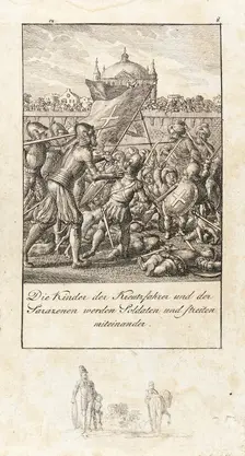 Illustration for History of the First Crusades 1800. Creator: Daniel Nikolaus Chodowiecki