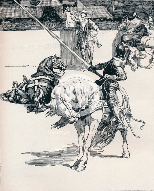 'Illustration for Ivanhoe by Anonymous', c1898. Artists: Unknown, Ralph Nevill.