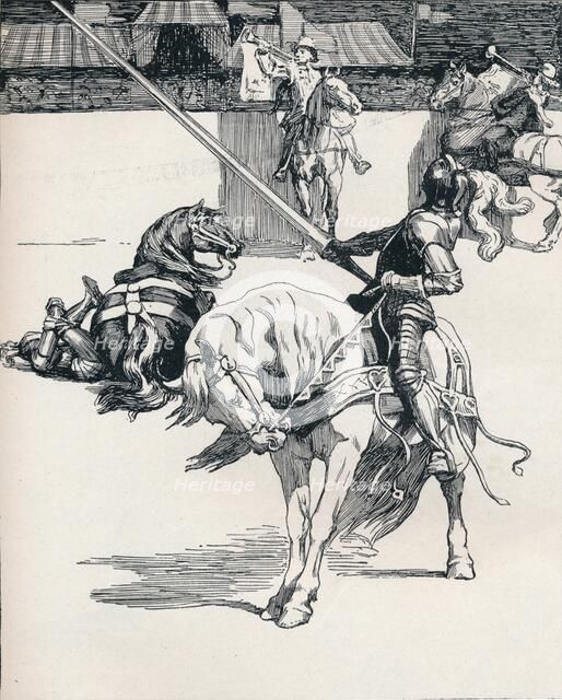 'Illustration for Ivanhoe by Anonymous', c1898. Artists: Unknown, Ralph Nevill.