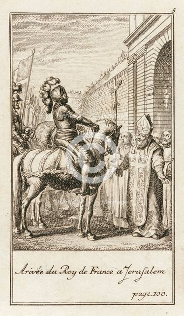 Illustration for Johann Christoph Mayer's 'History of the Crusades', 1781. Creator: Daniel Nikolaus Chodowiecki.