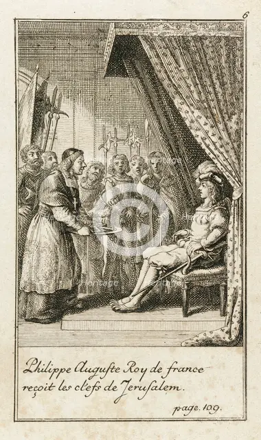 Illustration for Johann Christoph Mayer's 'History of the Crusades', 1781. Creator: Daniel Nikolaus Chodowiecki.