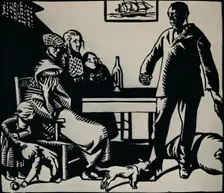 Illustration for Le Retour Du Marin, 1926. Artist: Rene Georges Hermann-Paul