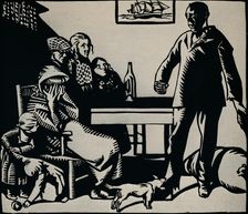 Illustration for Le Retour Du Marin, 1926. Artist: Rene Georges Hermann-Paul