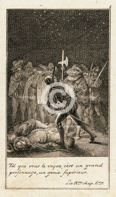 Illustration for Le Sage's 'Gil Blas', 1783. Creator: Daniel Nikolaus Chodowiecki.