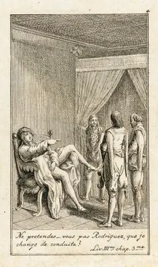 Illustration for Le Sage's Gil Blas 1783. Creator: Daniel Nikolaus Chodowiecki