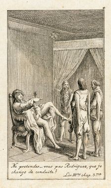 Illustration for Le Sage's Gil Blas 1783. Creator: Daniel Nikolaus Chodowiecki
