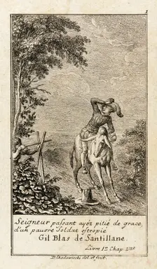 Illustration for Le Sage's Gil Blas 1783. Creator: Daniel Nikolaus Chodowiecki