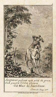 Illustration for Le Sage's Gil Blas 1783. Creator: Daniel Nikolaus Chodowiecki
