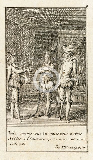 Illustration for Le Sage's 'Gil Blas', 1783. Creator: Daniel Nikolaus Chodowiecki.