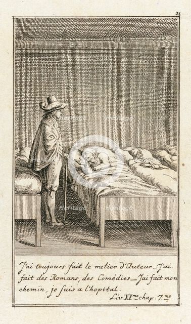 Illustration for Le Sage's 'Gil Blas', 1783. Creator: Daniel Nikolaus Chodowiecki.