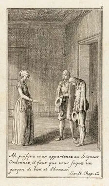 Illustration for Le Sage's Gil Blas 1783. Creator: Daniel Nikolaus Chodowiecki